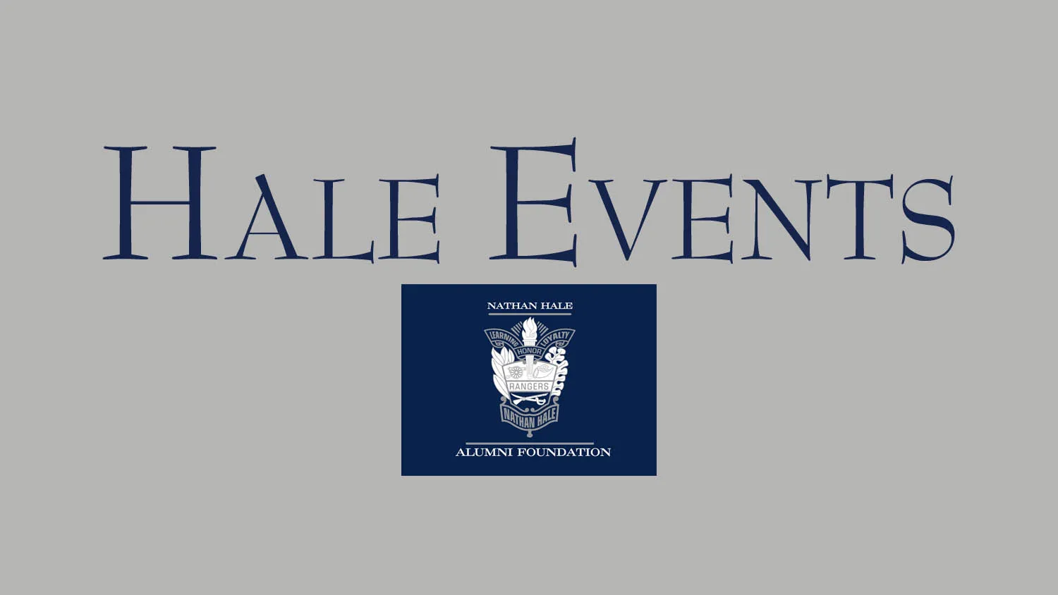 Hale Events banner