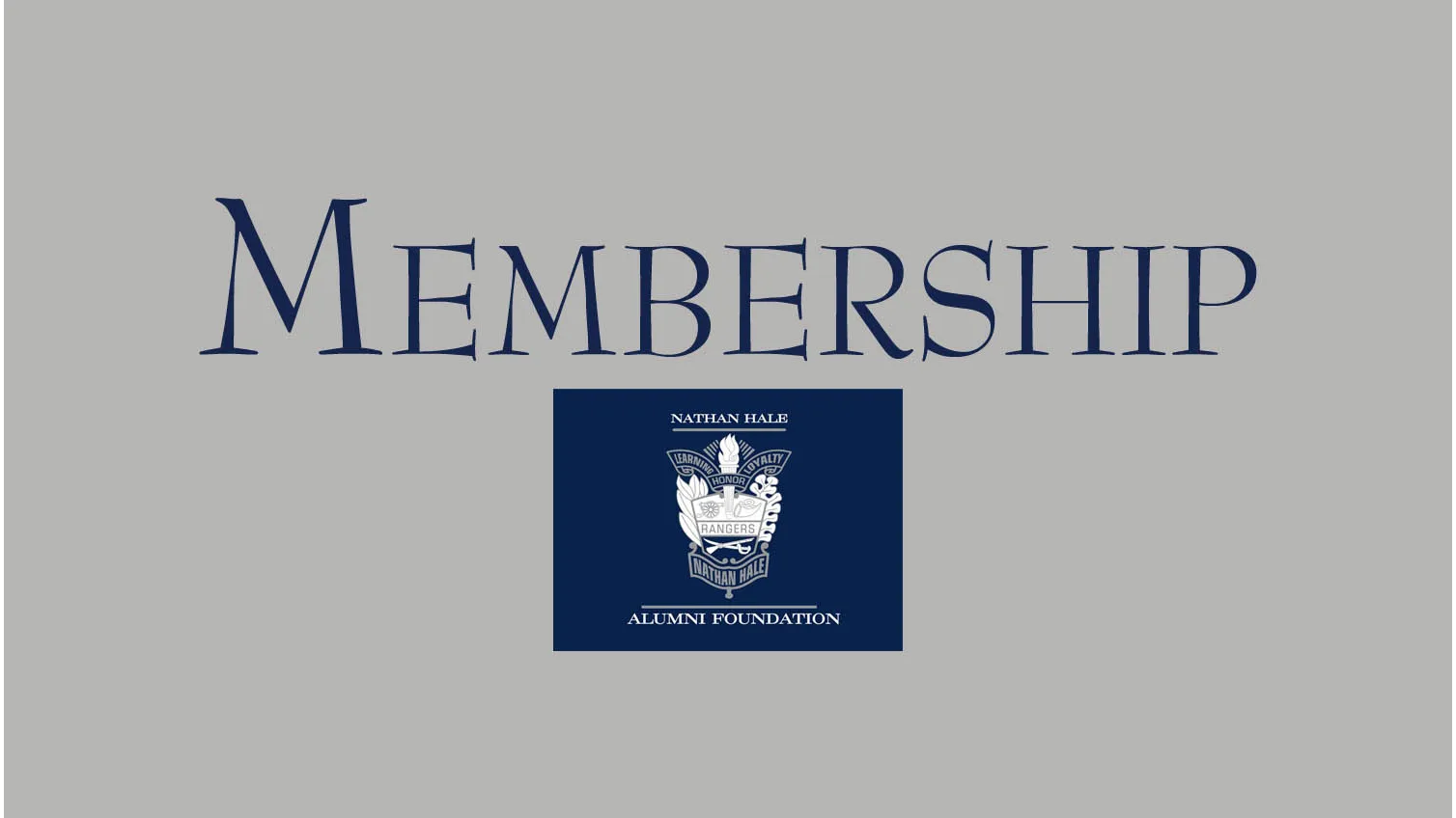 Thank you for your support of the Foundation! banner