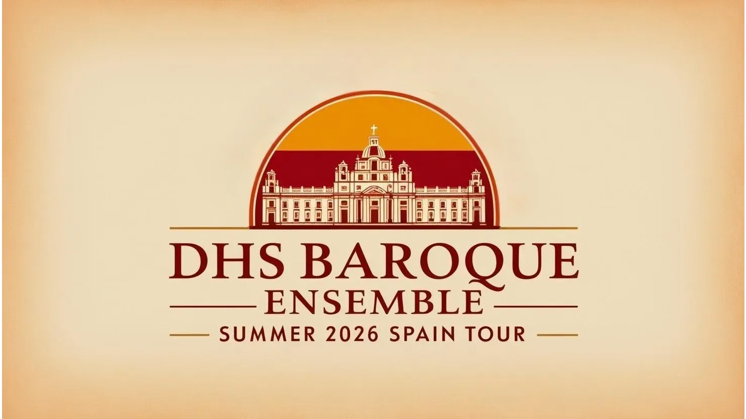 DHS Baroque Ensemble Spain Tour banner