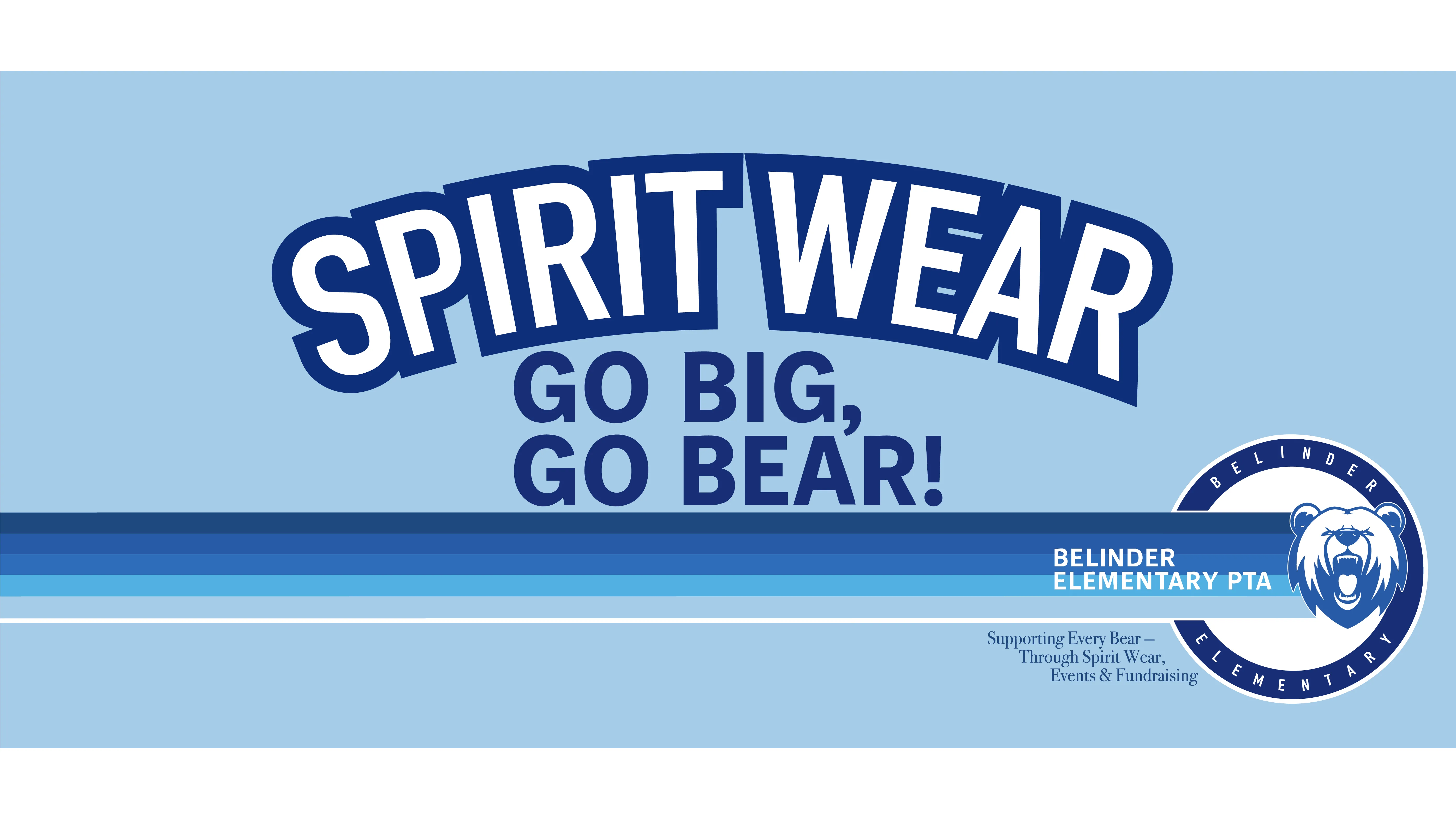 Belinder Spirit Wear banner