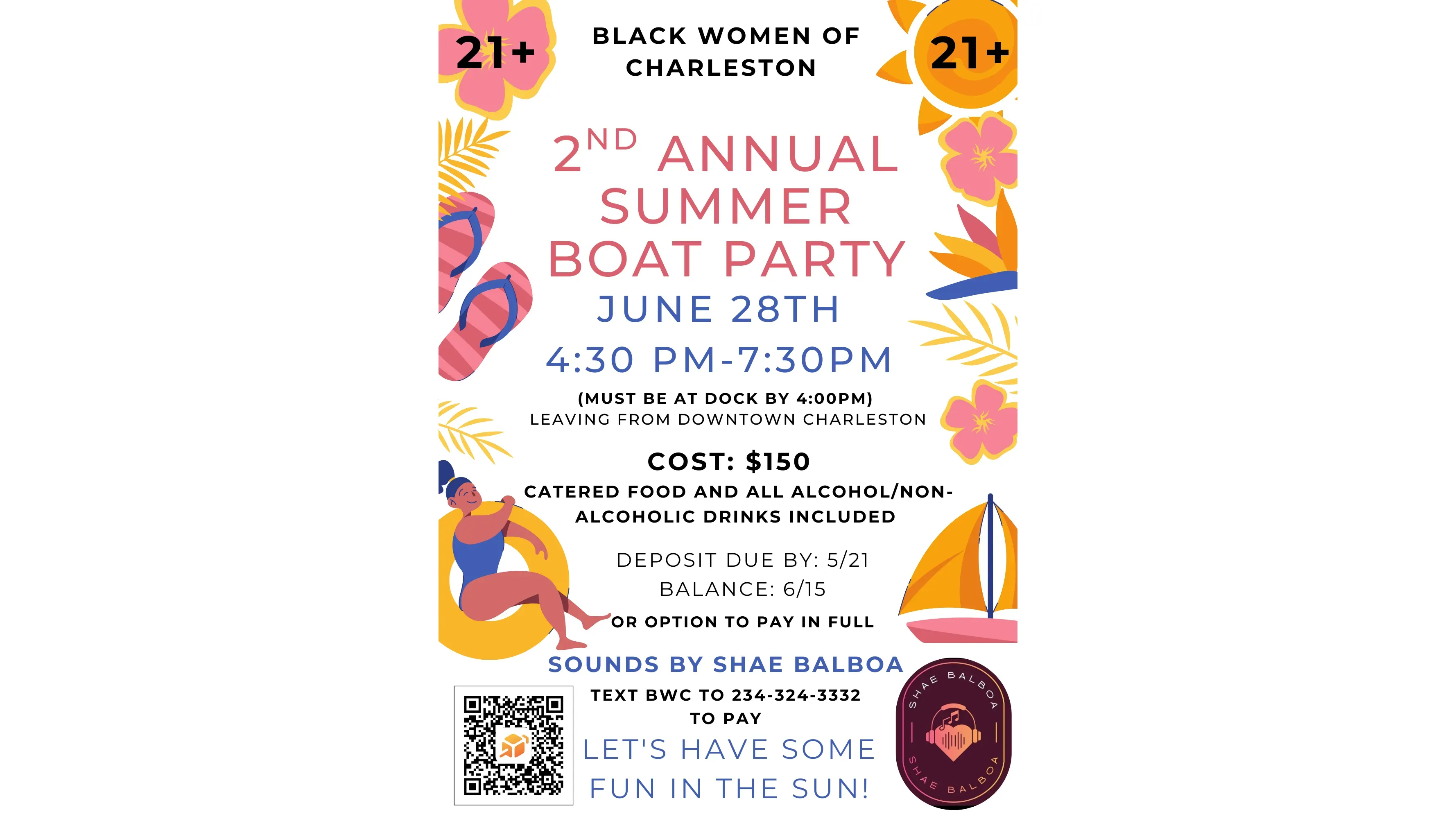 2nd Annual Summer Boat Party banner