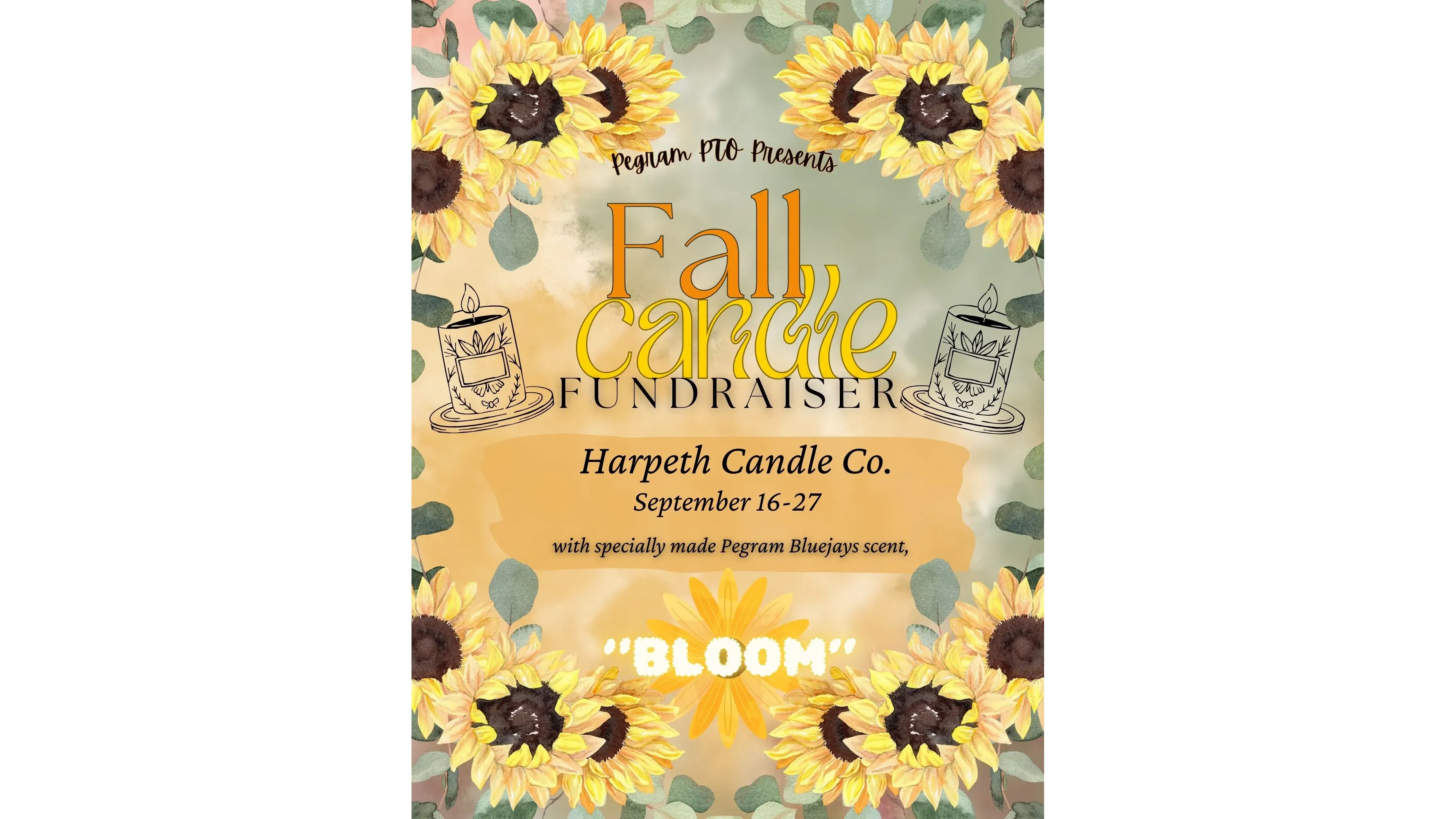 Harpeth Candle Co. Fundraiser banner