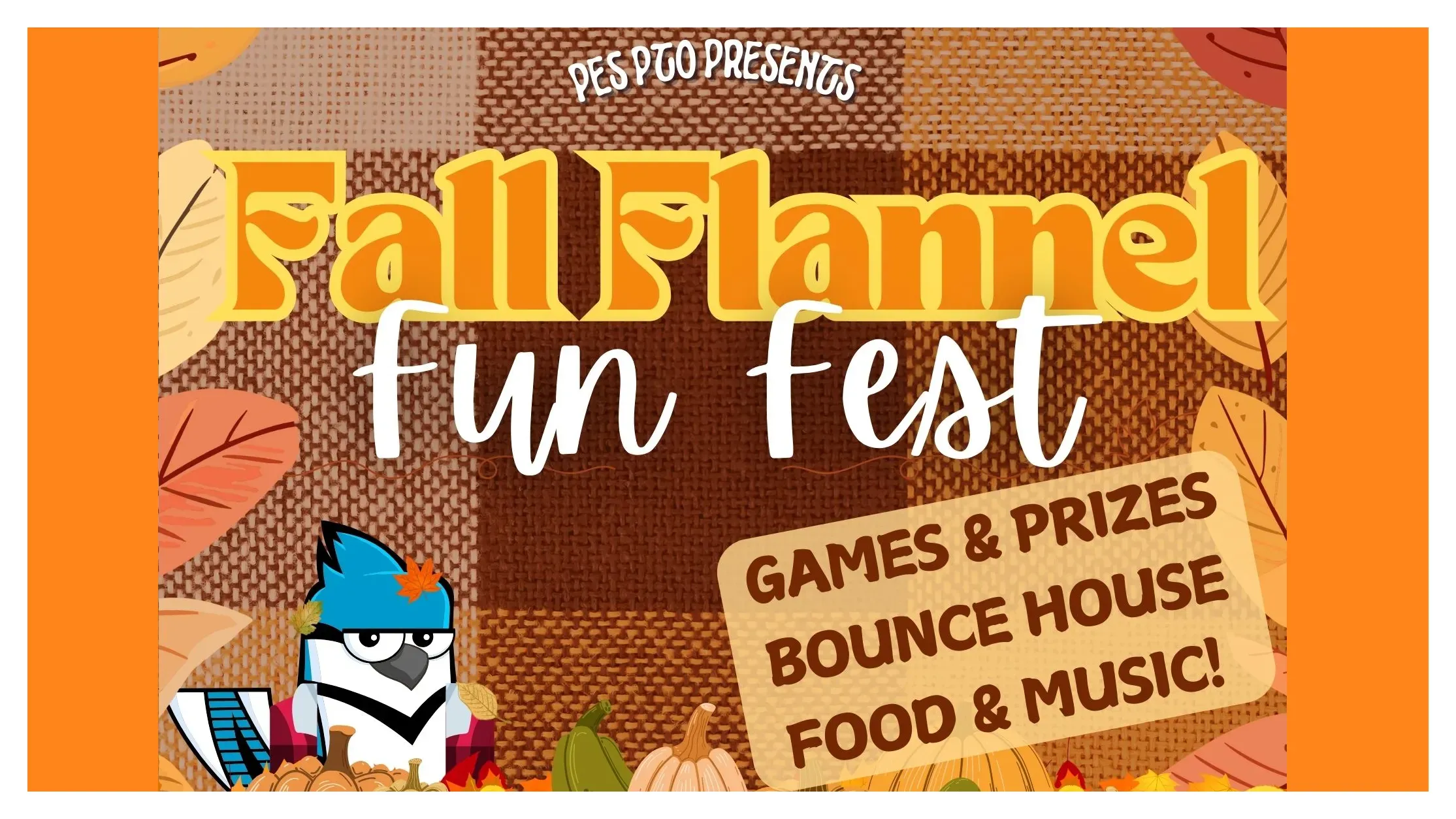 Fall Flannel Fun Festival banner