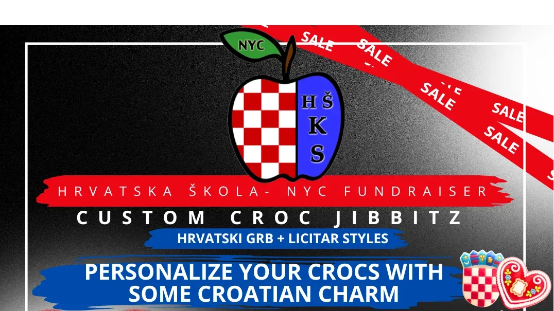 Hrvatska Škola Jibbitz Fundraiser  banner