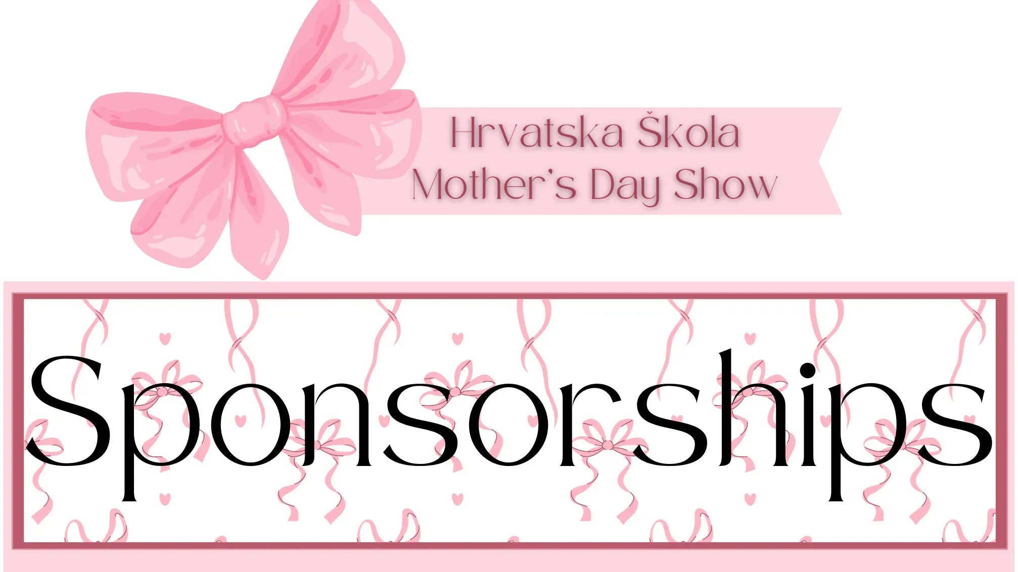 Mother's Day Show Sponsorship's     banner