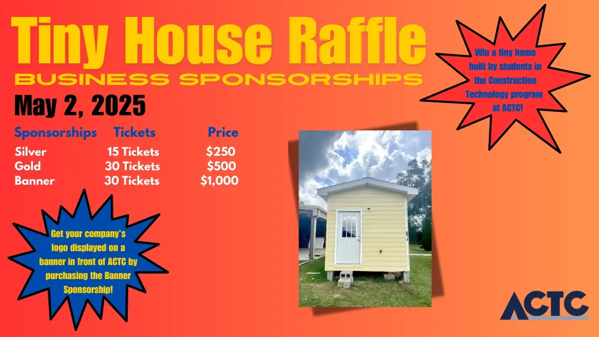 Business Partner Sponsorship - ACTC Tiny Home banner