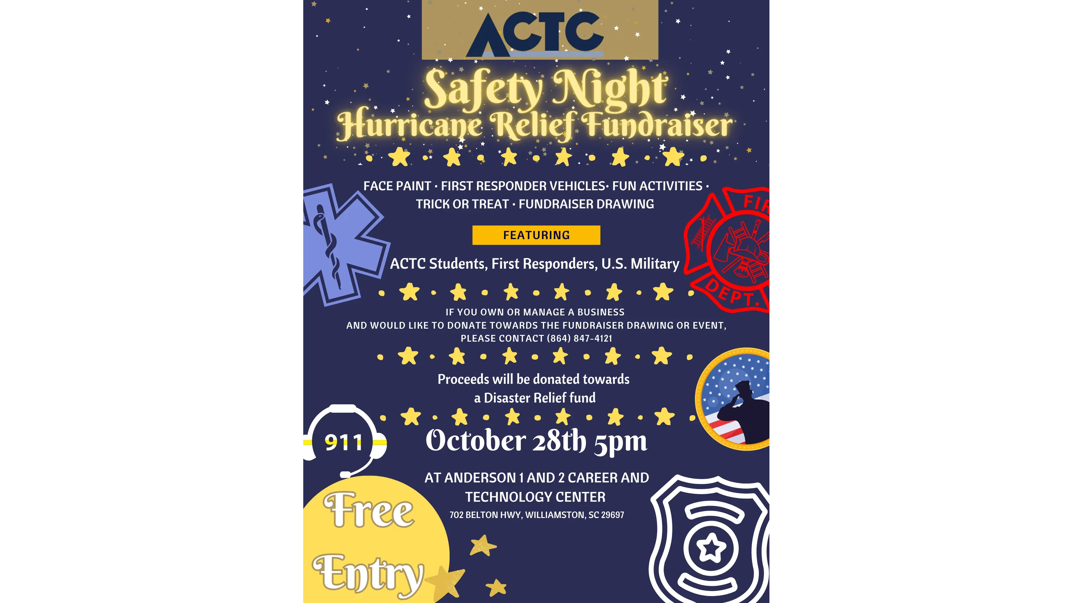 Fire Safety Night banner