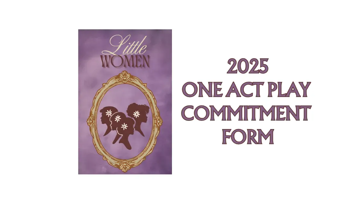 2025 One Act Play Commitment Form banner