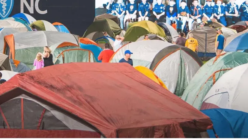 Durham Bulls Campout banner