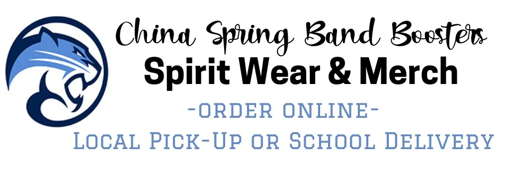2025-2026 CS Cougar Band Merch banner