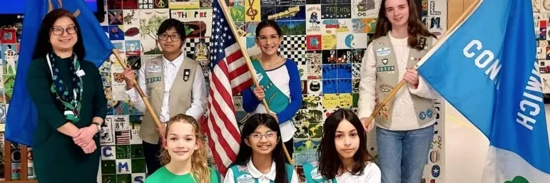 Greenwich Girl Scouts RTM Color Guard (3/10/25) banner