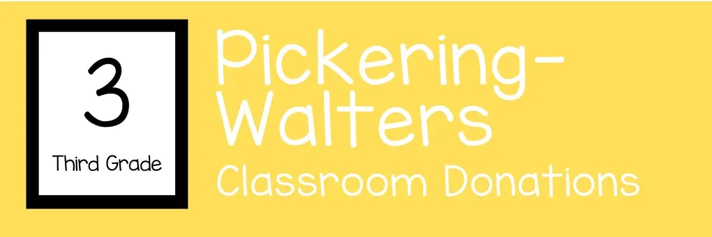 3rd - Mr. PW's Third Grade Class banner