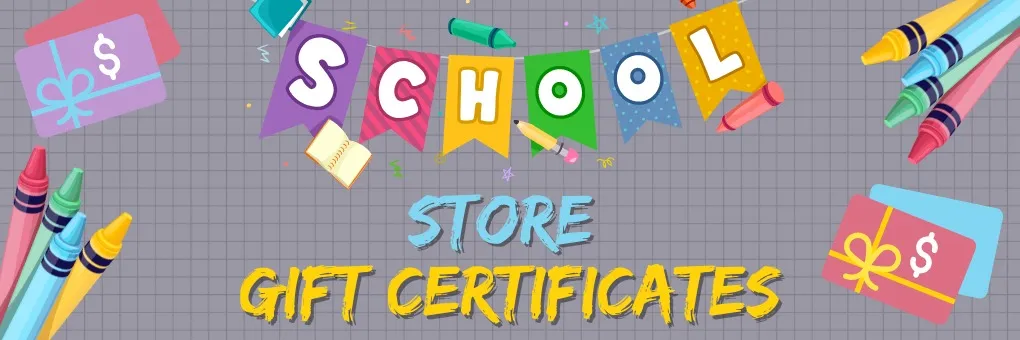 School Store Gift Certificates banner