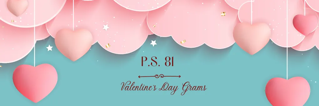 2025 Valentine's Day Grams  banner