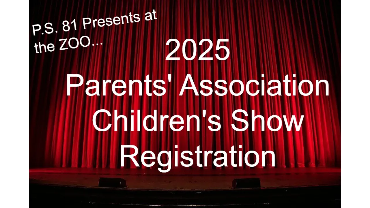 2025 Parents' Association Children's Show   banner