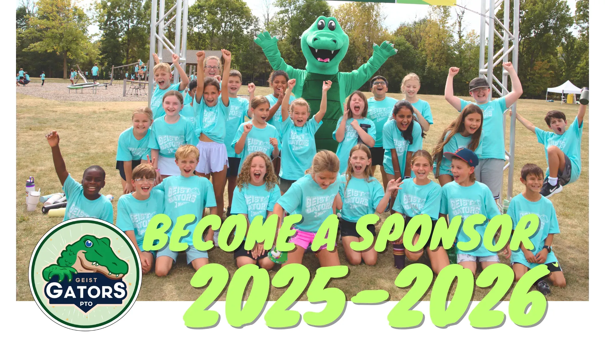 Sponsorship for Geist Elementary PTO 2025-2026 banner