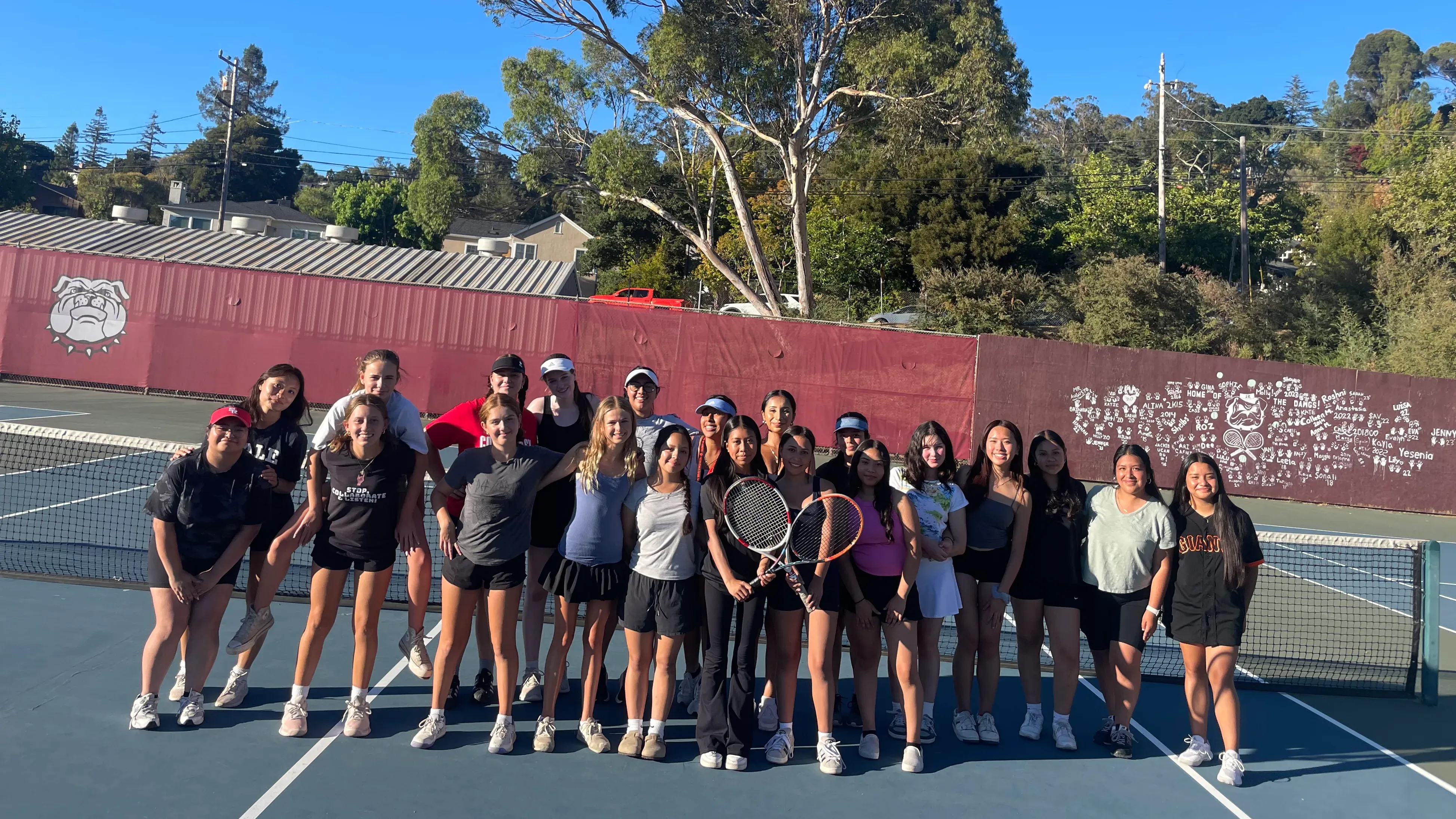 2024 San Rafael High School Girls Tennis Fundraiser banner