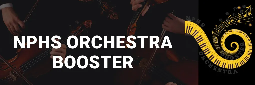 NPHS Orchestra Booster  banner