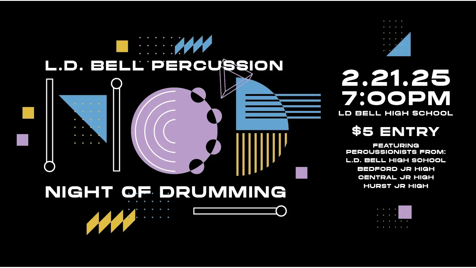2025 Night of Drumming banner