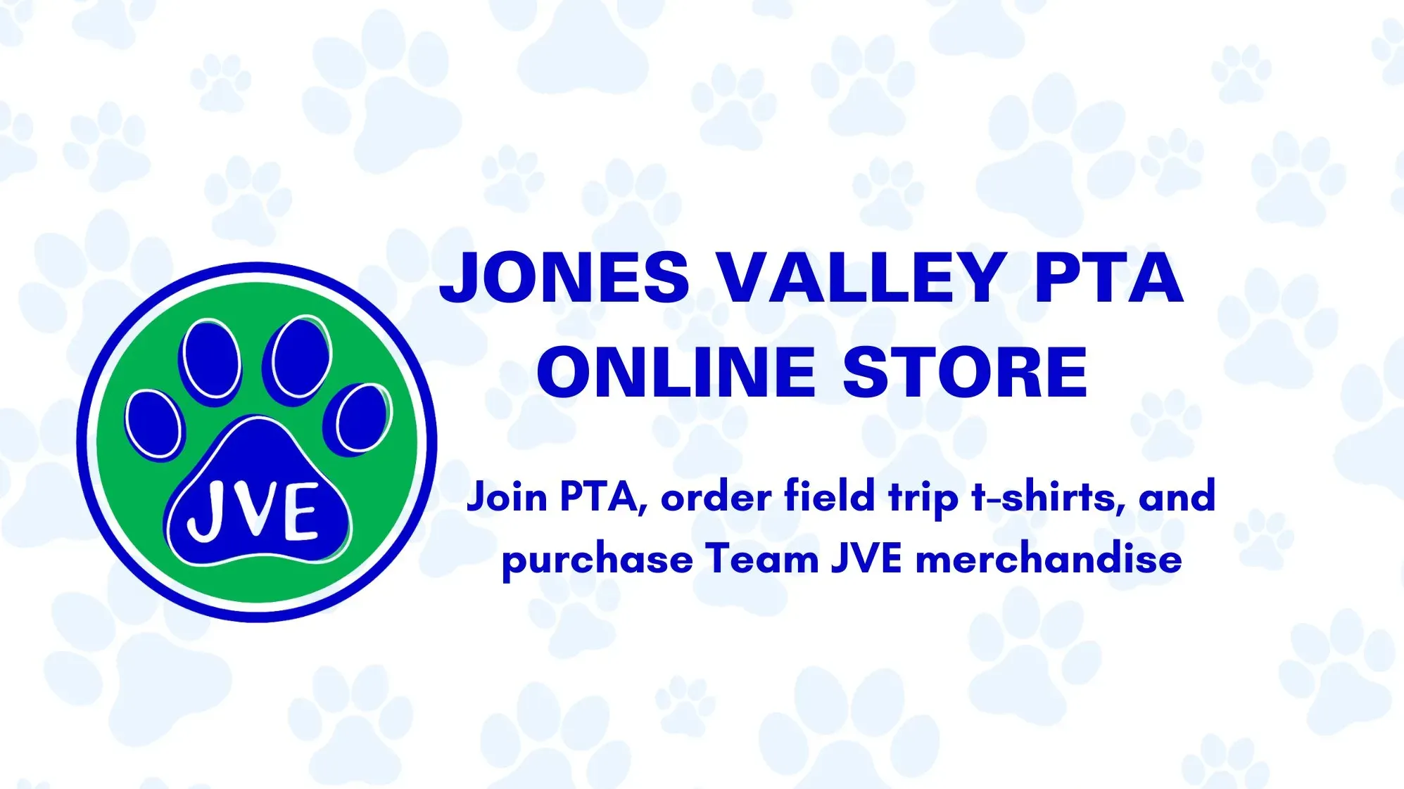 JVE PTA Online Store 2025-26 banner
