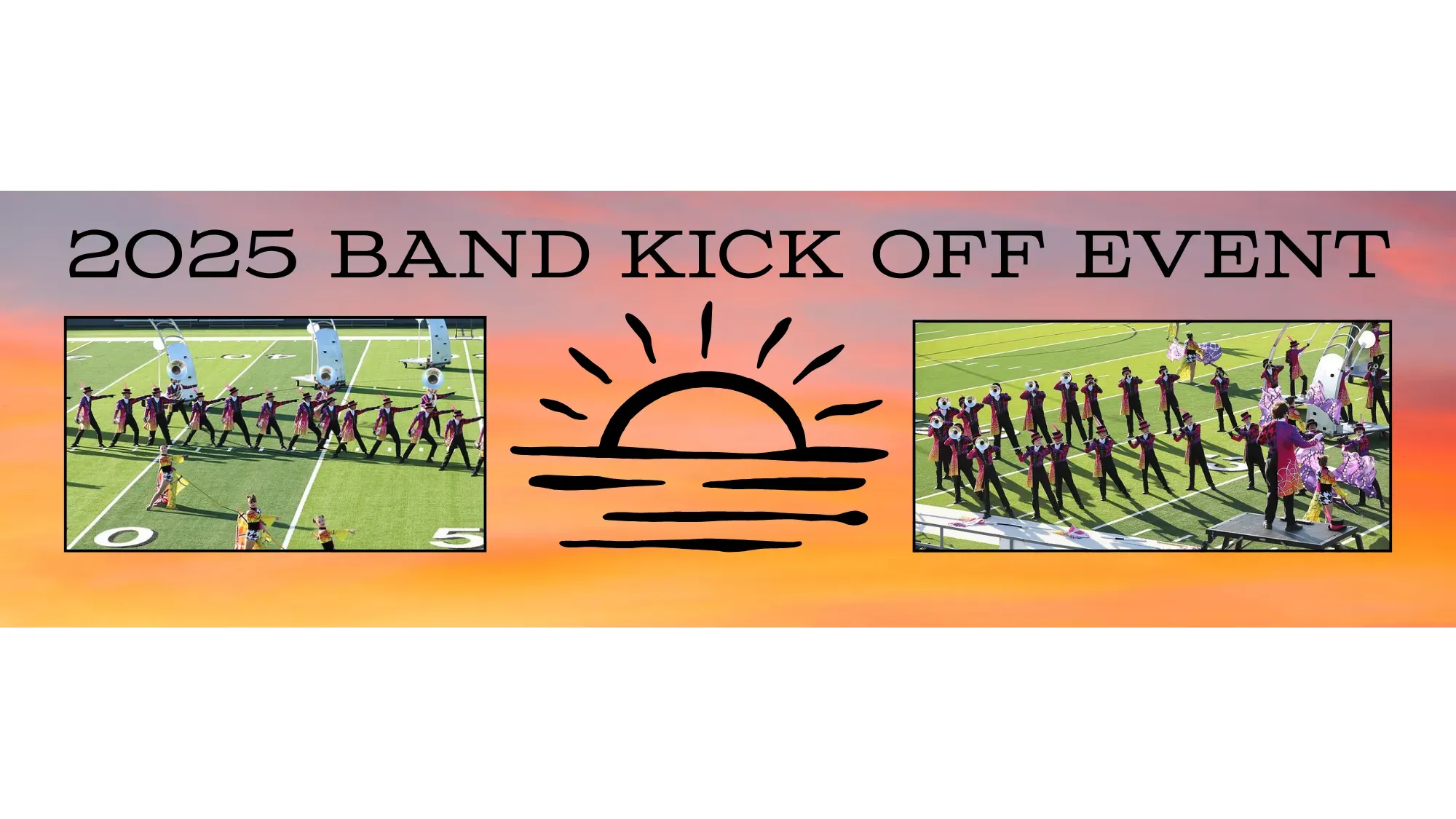 2025 Mustang Band Kick Off Dinner & Auction Tickets banner