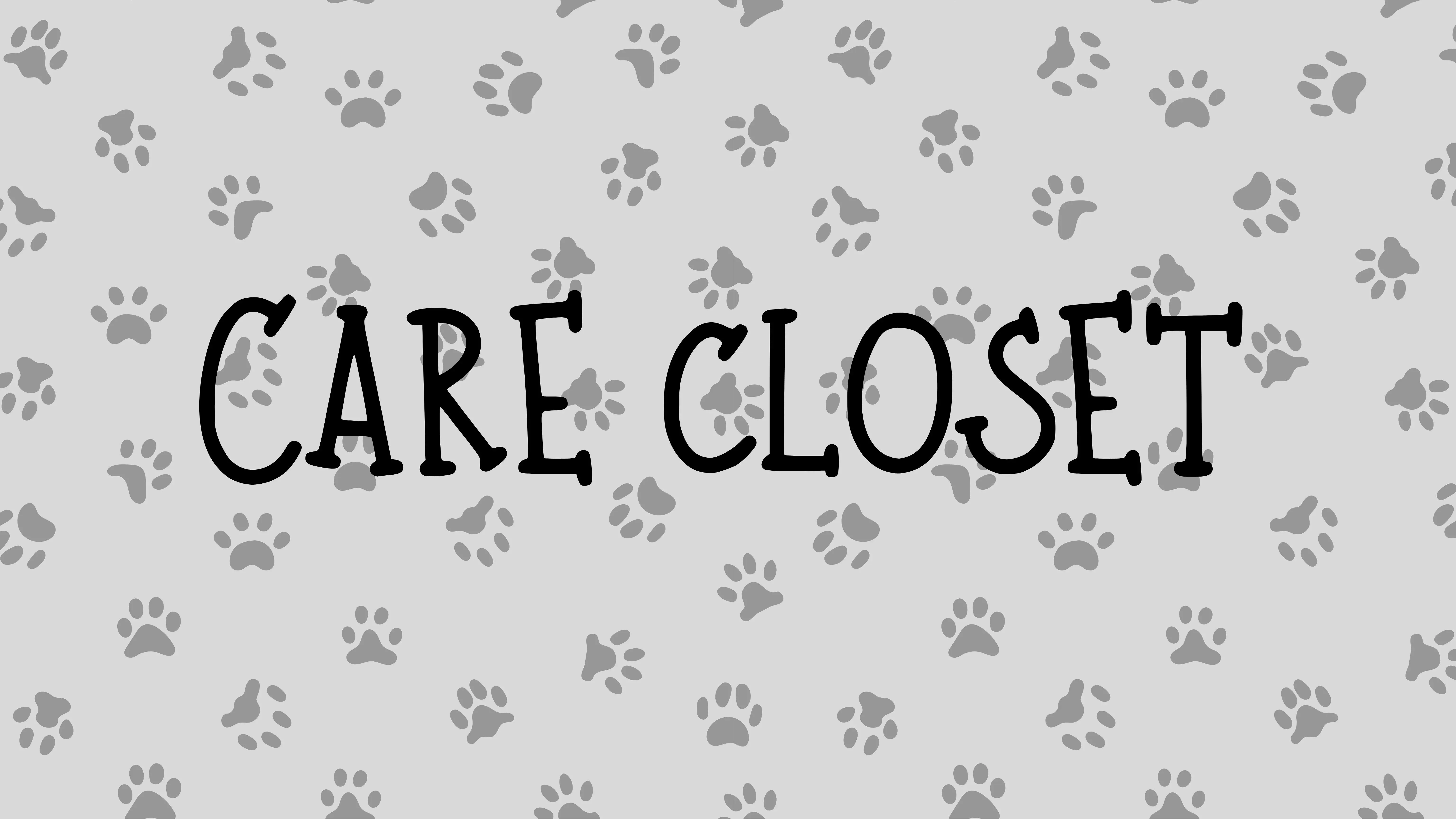 Bulldog Care Closet banner