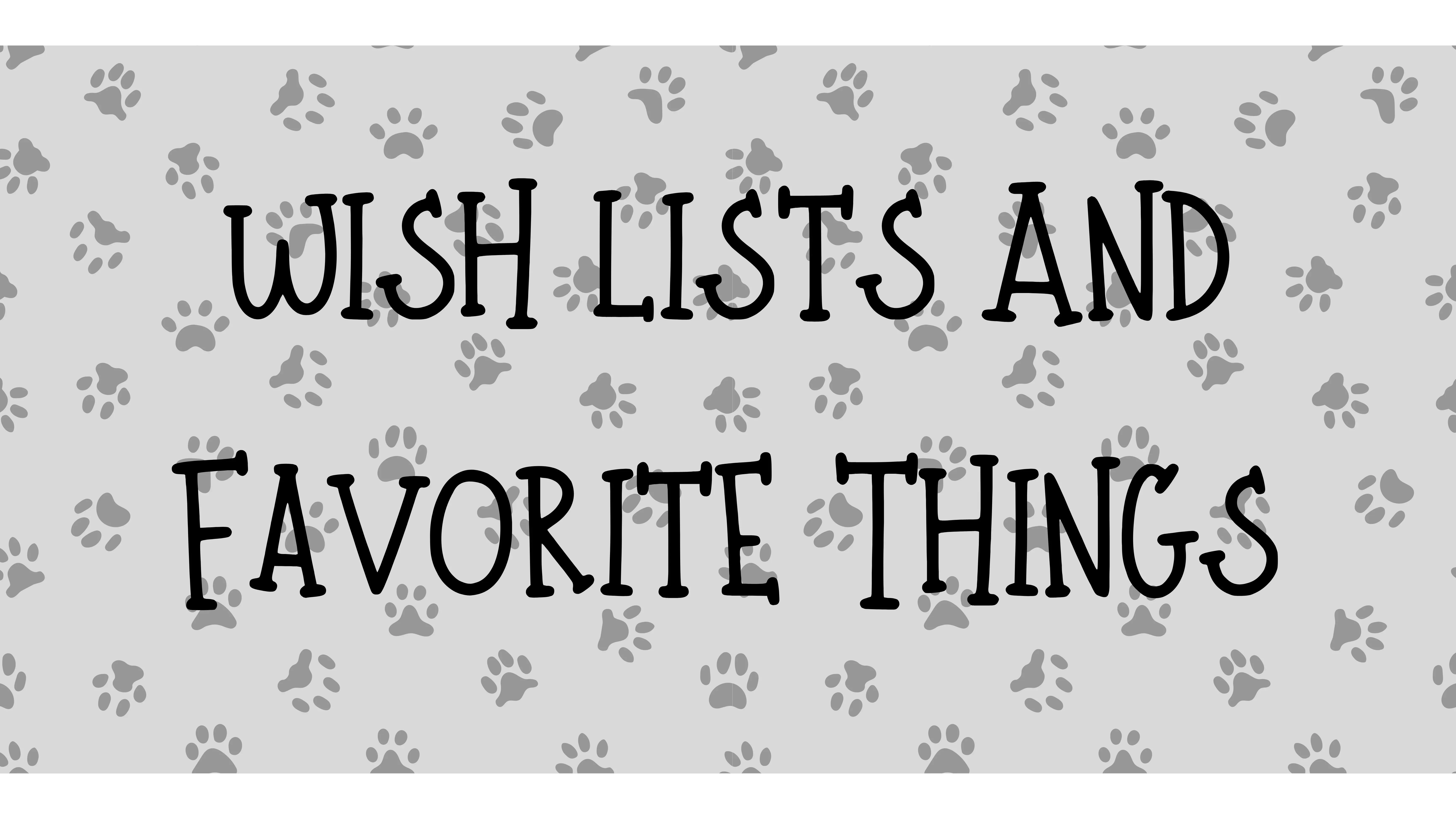 Bulldog Staff Amazon Wish Lists and Favorite Things banner