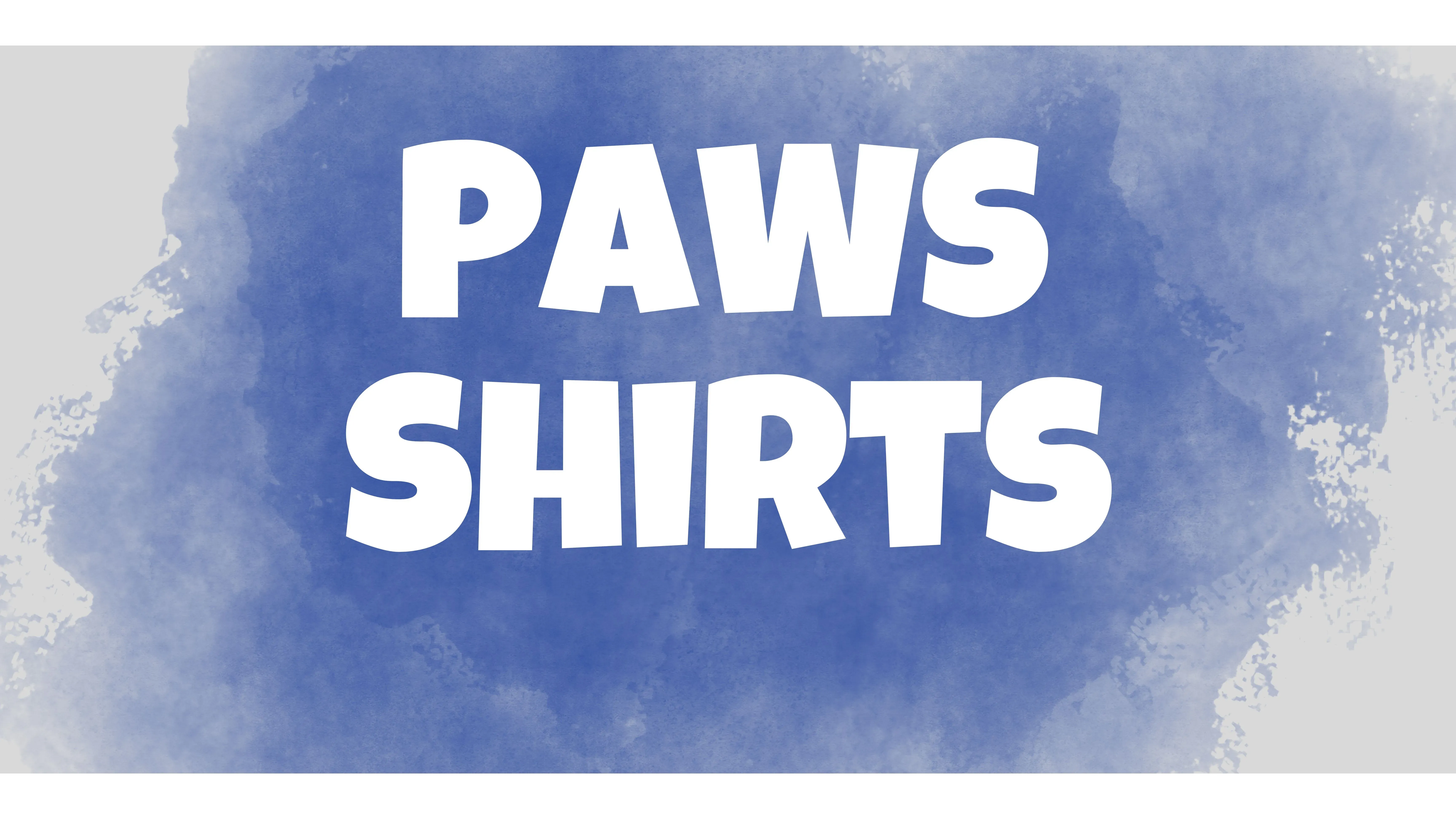PAWS Shirt Order  banner