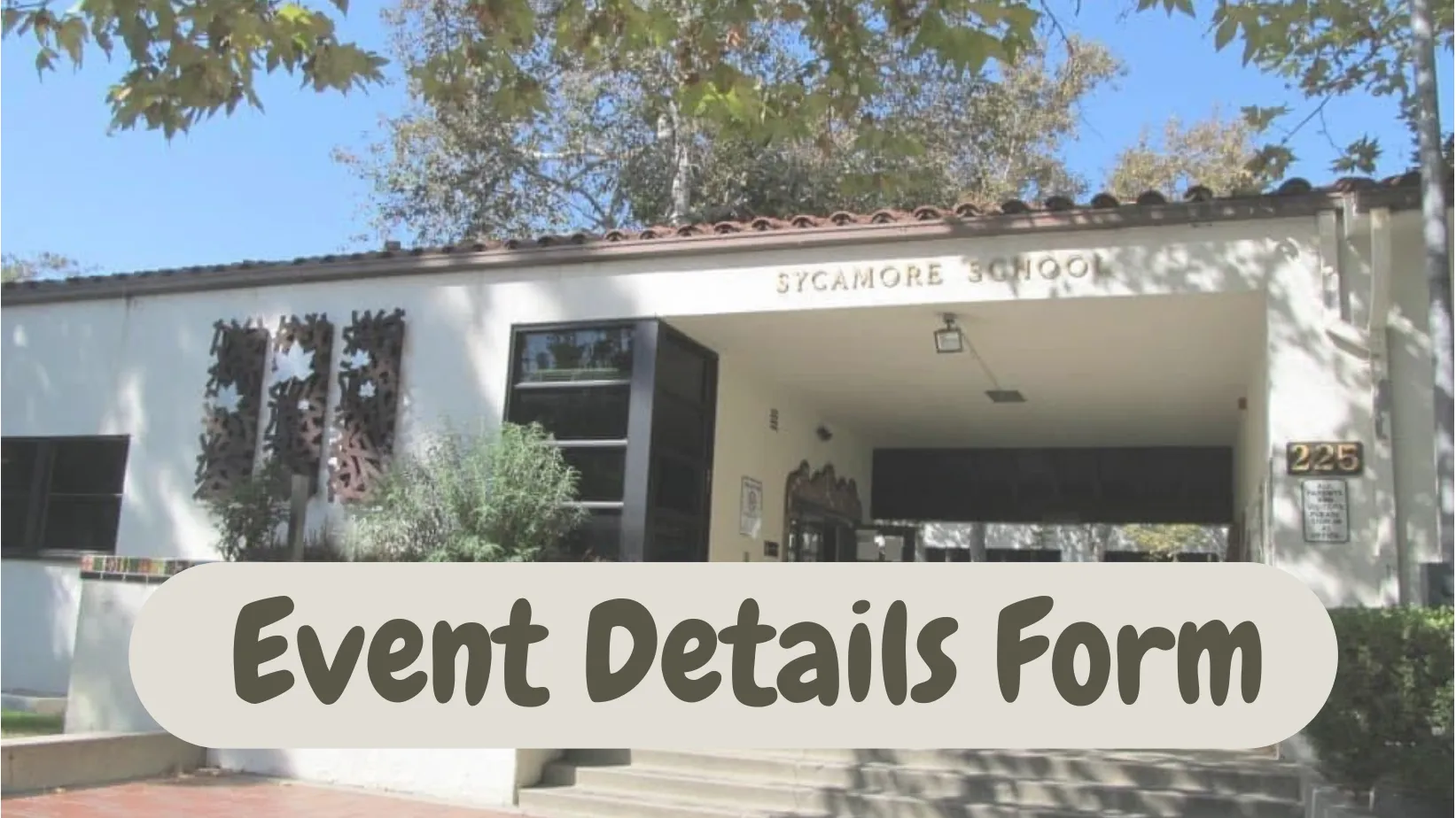 Event Details Form - to be completed by committee chairs or leads.  banner