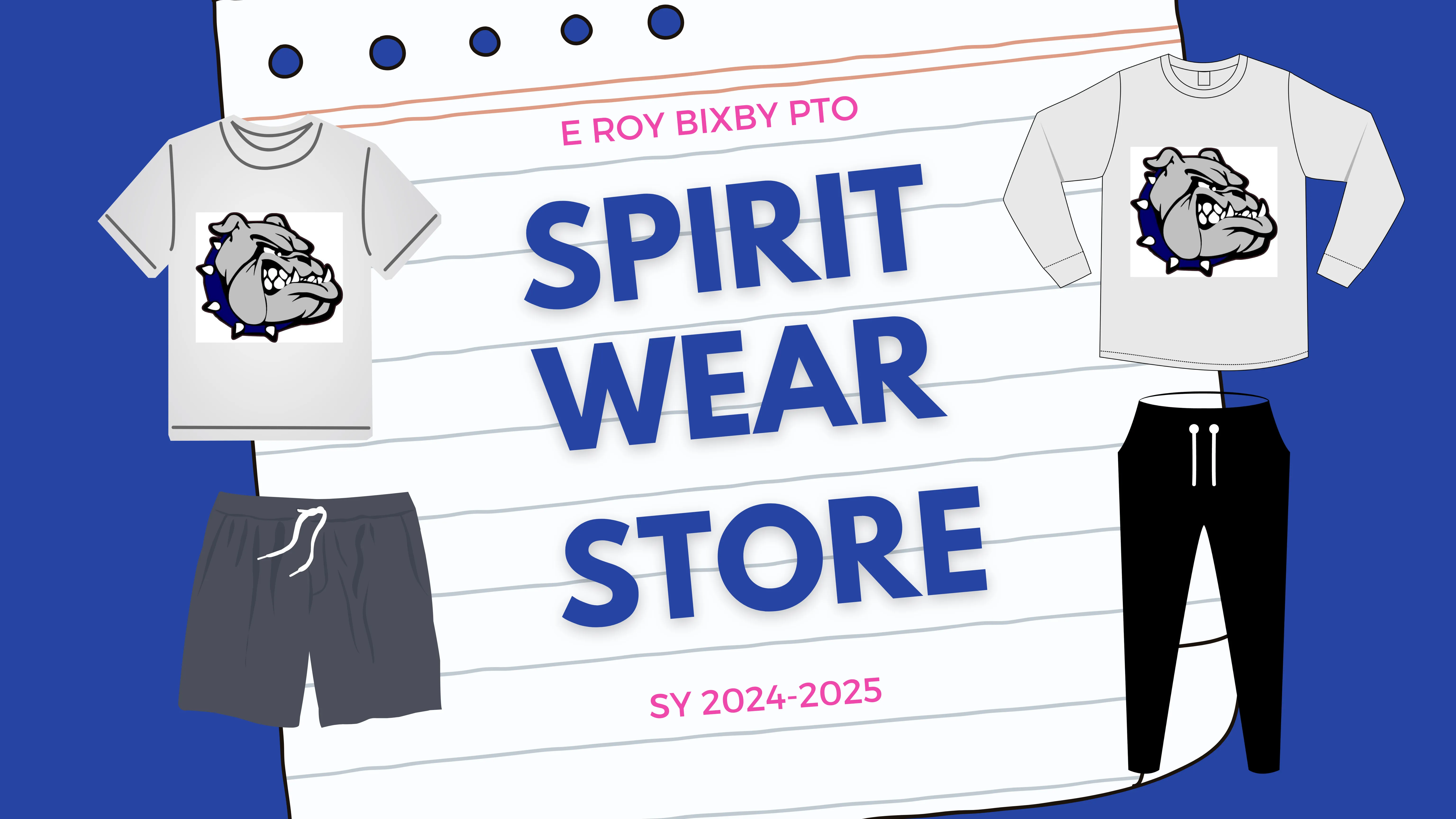 Online Spirit Wear Store banner