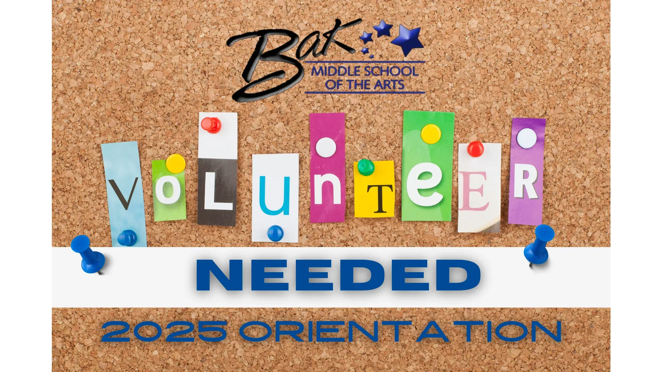 2025 BAK New Parent Orientation & Book Distribution banner
