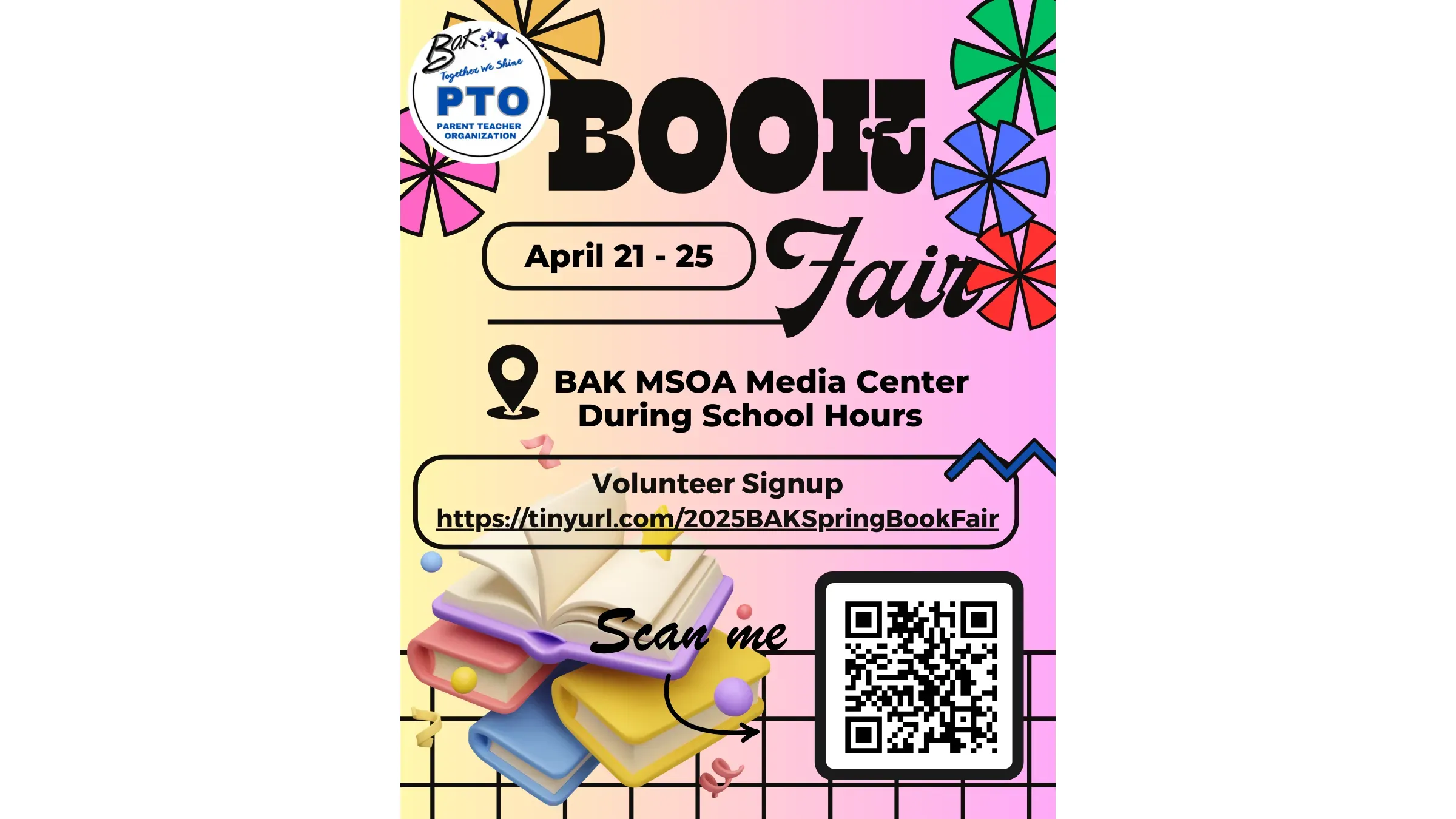 2024- 2025 BAK Book Fairs banner