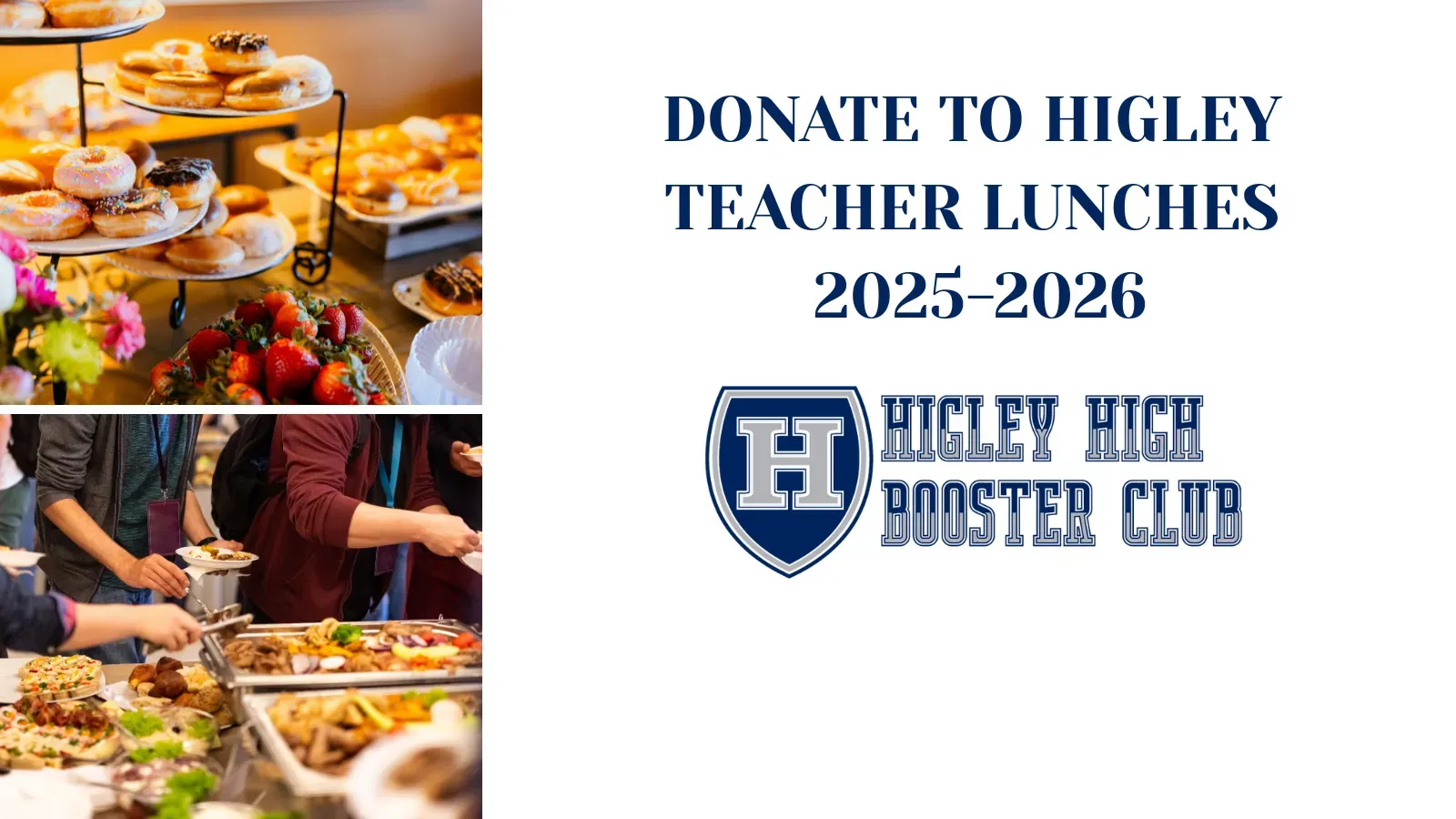 2025-2026 Donate Financially to Teacher Lunches banner