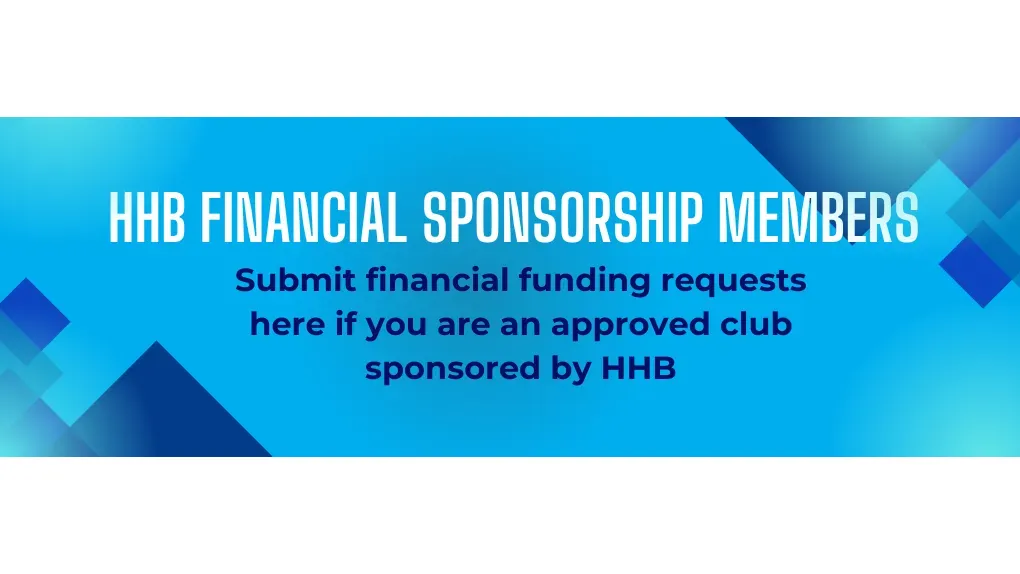 2025-2026 HHB Sponsored Clubs Funding Request Form banner