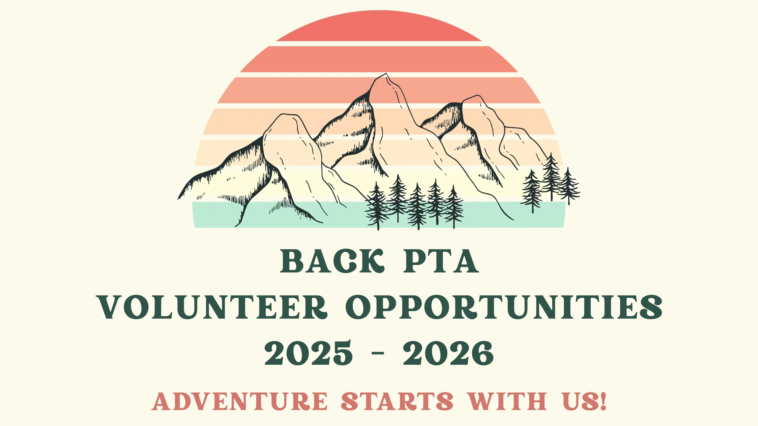Volunteer Opportunities 2025 - 2026 banner