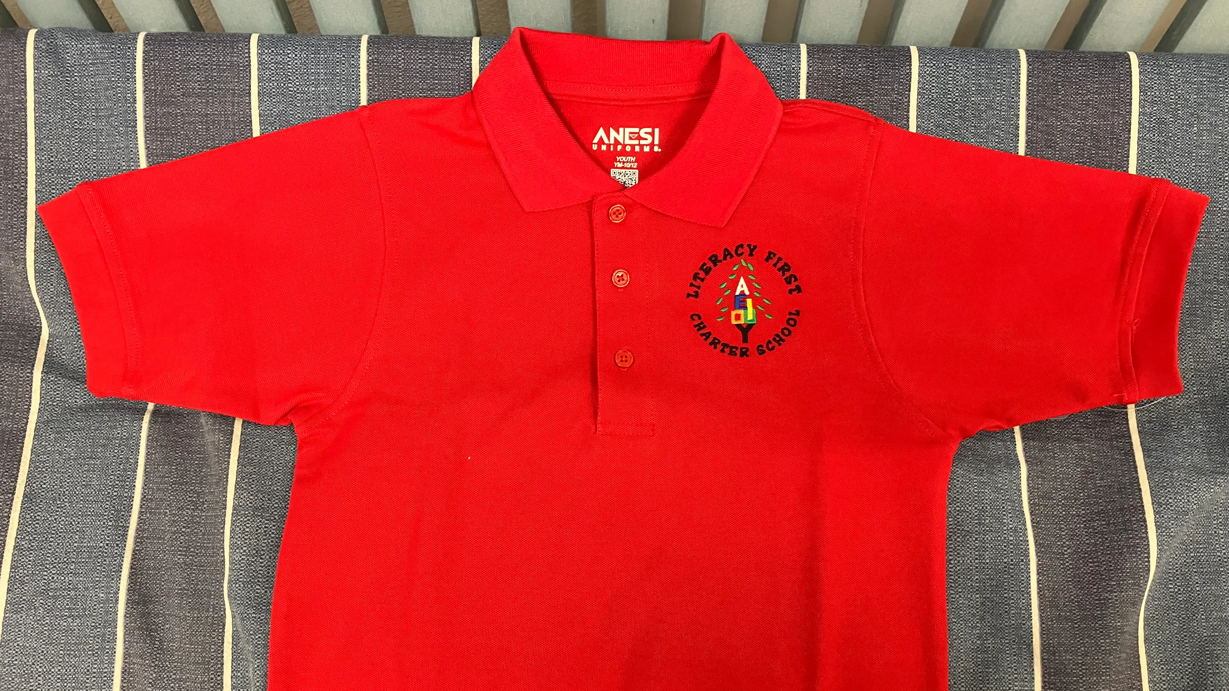 2025-26 LFCS Red Logo Polo banner