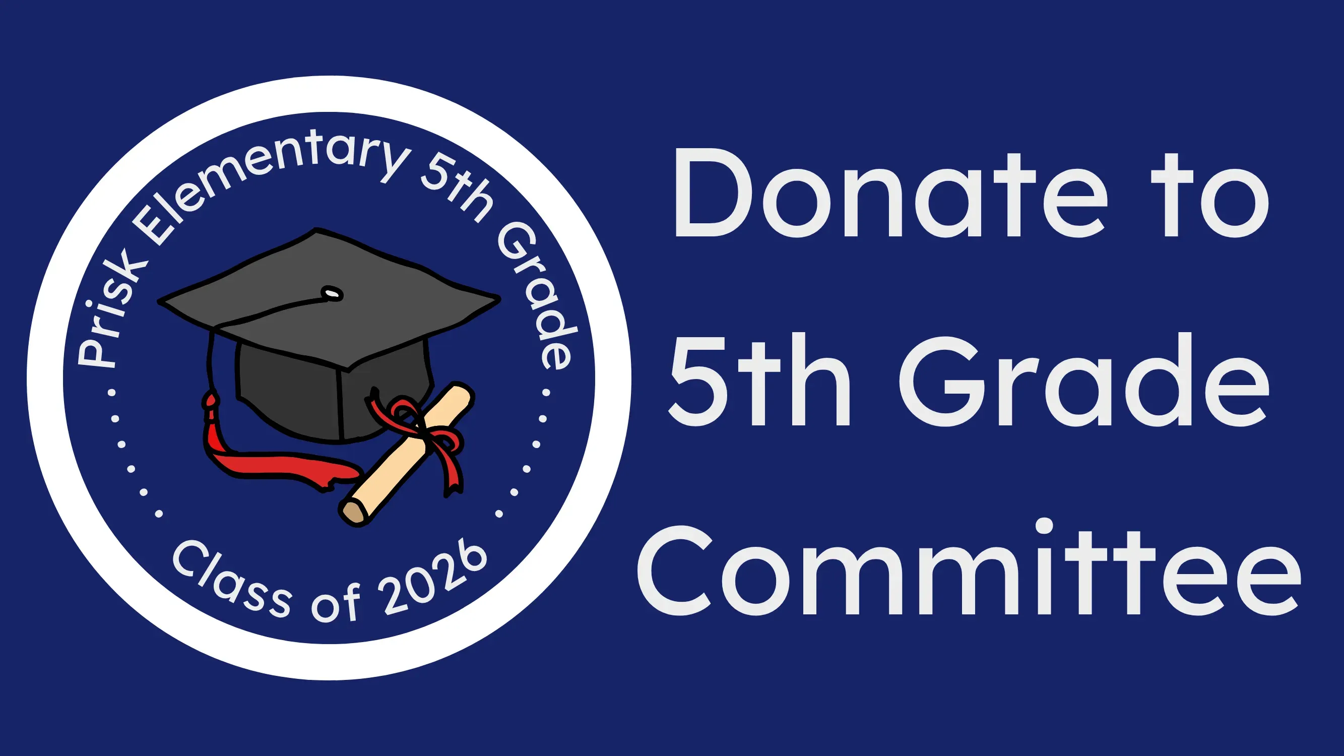 Donate to 5th Grade Committee banner