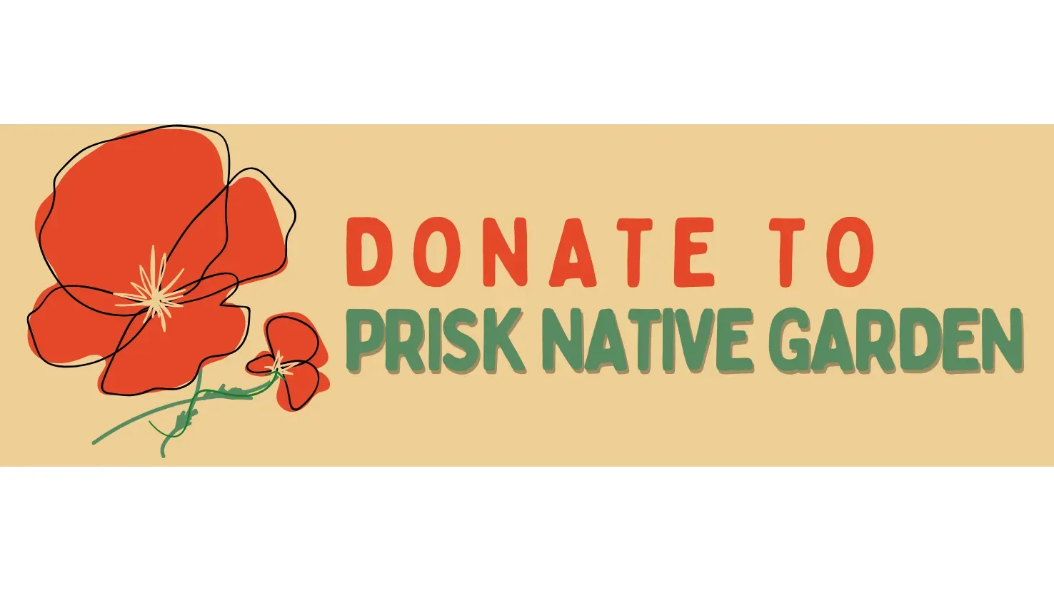 Donate to Prisk Native Garden banner